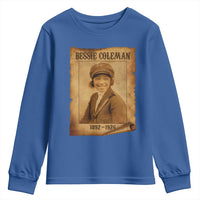 Bessie Coleman First African American Female Pilot Youth Sweatshirt Black History - Wonder Print Shop