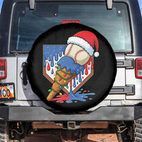 Christmas Baseball Ice Cream Drip Spare Tire Cover Santa Sports Player Xmas Light Boys Baseball Bat TS10