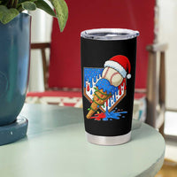 Christmas Baseball Ice Cream Drip Tumbler Cup Santa Sports Player Xmas Light Boys Baseball Bat - Wonder Print Shop