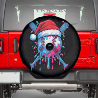 Christmas Baseball Ice Cream Drip Spare Tire Cover Santa Sports Xmas Light Boys Sprinkles Baseball Bat TS10