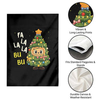 Funny Christmas Garden Flag Fa La La La Bu Bu Xmas Song Kawaii Bubu - Wonder Print Shop