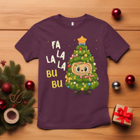 Funny Christmas T Shirt Fa La La La Bu Bu Xmas Song Kawaii Bubu - Wonder Print Shop