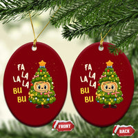 Funny Xmas Ceramic Ornament Fa La La La Bu Bu Xmas Song Kawaii Bubu - Wonder Print Shop