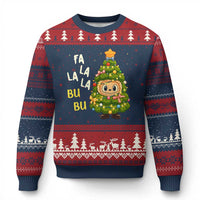 Funny Xmas Ugly Christmas Sweater Fa La La La Bu Bu Xmas Song Kawaii Bubu - Wonder Print Shop