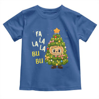 Funny Christmas Toddler T Shirt Fa La La La Bu Bu Xmas Song Kawaii Bubu - Wonder Print Shop