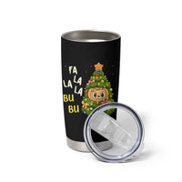 Funny Christmas Tumbler Cup Fa La La La Bu Bu Xmas Song Kawaii Bubu - Wonder Print Shop