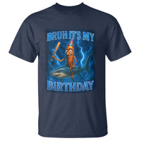 Bruh Its My Birthday T Shirt Italian Brainrot Meme Birthday Kids Family Party Bday - Wonder Print Shop
