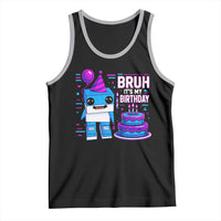 Bruh Its My Birthday Tank Top Italian Brainrot Meme Family Party Bday Los Tralaleritos - Wonder Print Shop