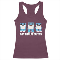 Italian Brainrot Meme Shark Racerback Tank Top Tralalero Tralala Los Tralaleritos Funny Animals