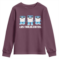Italian Brainrot Meme Shark Youth Sweatshirt Tralalero Tralala Los Tralaleritos Funny Animals