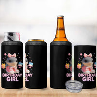 Birthday Girl 4 in 1 Can Cooler Tumbler Italian Brainrot Meme Party Funny Las Tralaleritas - Wonder Print Shop