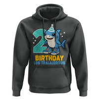 2 Years Old Birthday Brainrot Hoodie Funny Tralalero Tralala Los Tralaleritos Meme Shark