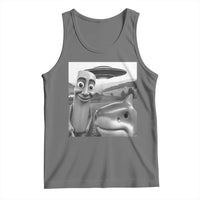 Funny Italian Brainrot Meme Tank Top Funny Tung Tung Tung Sahur Tralalero Tralala Selfie