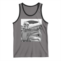 Funny Italian Brainrot Meme Tank Top Funny Tung Tung Tung Sahur Tralalero Tralala Selfie