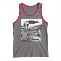 Funny Italian Brainrot Meme Tank Top Funny Tung Tung Tung Sahur Tralalero Tralala Selfie