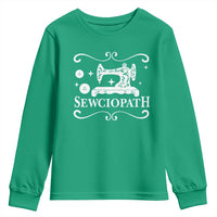 Sewing Lover Youth Sweatshirt Sewciopath Quilter Gift