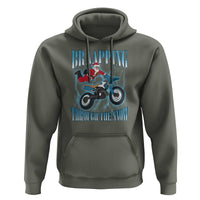 Dirt Bike Christmas Hoodie Brraaap Funny Motocross Biker Xmas Gift