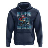Dirt Bike Christmas Hoodie Brraaap Funny Motocross Biker Xmas Gift