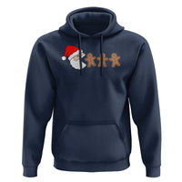 Funny Christmas Hoodie Santa Eating Gingerbread Men Gamer Men Women Kids