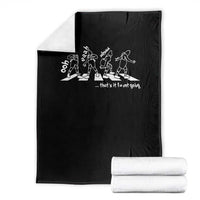 Funny Christmas Grin Throw Blanket Thats It Im Not Going - Wonder Print Shop