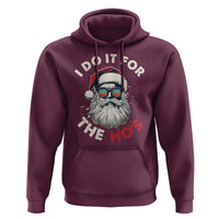 Funny Christmas Hoodie Santa I Do It For The Ho's