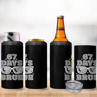Bruh 67 Days of School 4 in 1 Can Cooler Tumbler Funny Six Seven 6 7 Teen Gen Z Alpha Meme Teacher - Wonder Print Shop