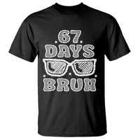 Bruh 67 Days of School T Shirt Funny Six Seven 6 7 Teen Gen Z Alpha Meme Teacher - Wonder Print Shop