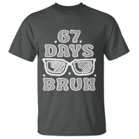 Bruh 67 Days of School T Shirt Funny Six Seven 6 7 Teen Gen Z Alpha Meme Teacher - Wonder Print Shop