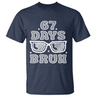 Bruh 67 Days of School T Shirt Funny Six Seven 6 7 Teen Gen Z Alpha Meme Teacher - Wonder Print Shop