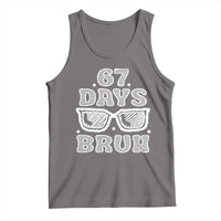 Bruh 67 Days of School Tank Top Funny Six Seven 6 7 Teen Gen Z Alpha Meme Teacher - Wonder Print Shop