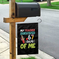 My Teacher Survived 67 Days Of Me Garden Flag Funny Six Seven Teen Gen Z Alpha Meme - Wonder Print Shop