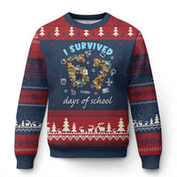 I Survived 67 Days of School Funny Six Seven Italian Brainrot Ugly Christmas Sweater - Wonder Print Shop