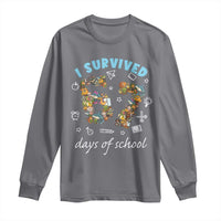 I Survived 67 Days of School Funny Six Seven Italian Brainrot Long Sleeve Shirt - Wonder Print Shop