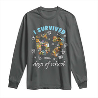 I Survived 67 Days of School Funny Six Seven Italian Brainrot Long Sleeve Shirt - Wonder Print Shop