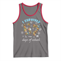 I Survived 67 Days of School Funny Six Seven Italian Brainrot Tank Top - Wonder Print Shop