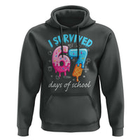 I Survived 67 Days of School Funny Six Seven Meme Hoodie Baseball Ice Cream Dripping - Wonder Print Shop