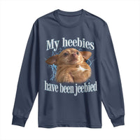 Funny Chihuahua Meme Long Sleeve Shirt My Heebies Have Been Jeebied Bootleg - Wonder Print Shop