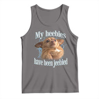 Funny Chihuahua Meme Tank Top My Heebies Have Been Jeebied Bootleg - Wonder Print Shop