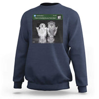 There is Motion at Your Front Door Sweatshirt Funny Golden Retriever Dog And Lion Motion Meme - Wonder Print Shop