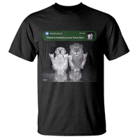 There is Motion at Your Front Door T Shirt Funny Golden Retriever Dog And Lion Motion Meme - Wonder Print Shop