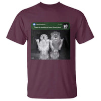 There is Motion at Your Front Door T Shirt Funny Golden Retriever Dog And Lion Motion Meme - Wonder Print Shop