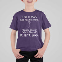 Funny This is Bob Knock Knock Joke T Shirt For Kid - Wonder Print Shop