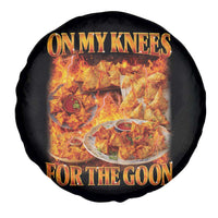 Funny Crab Rangoon Meme Spare Tire Cover Vintage 90s Style On My Knees Bootleg Graphic - Wonder Print Shop