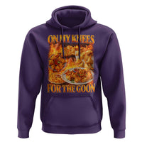 Funny Crab Rangoon Meme Hoodie Vintage 90s Style On My Knees Bootleg Graphic - Wonder Print Shop