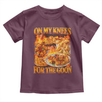 Funny Crab Rangoon Meme Toddler T Shirt Vintage 90s Style On My Knees Bootleg Graphic - Wonder Print Shop