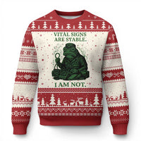 Frog Medic Ugly Christmas Sweater Funny Animal EMT Emergency Health Workers