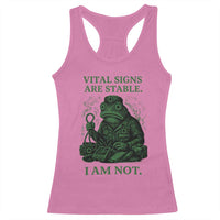 Frog Medic Racerback Tank Top Funny Animal EMT Emergency Health Workers