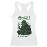 Frog Medic Racerback Tank Top Funny Animal EMT Emergency Health Workers