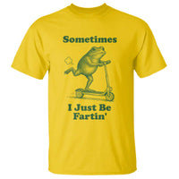 Sometimes I Just Be Fartin T Shirt Vintage 90s Funny Frog Meme Unhinged Gag Gift - Wonder Print Shop
