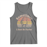 Sometimes I Just Be Fartin Frog Tank Top Funny Silly Unhinged Meme Vintage - Wonder Print Shop